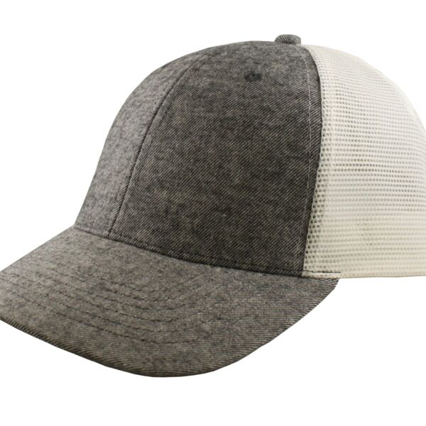 Premium Two Tone Heather Cotton Trucker Hat Thumbnail