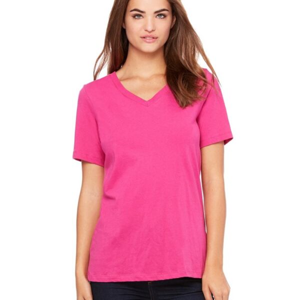 Ladies V-Neck Shirt Thumbnail