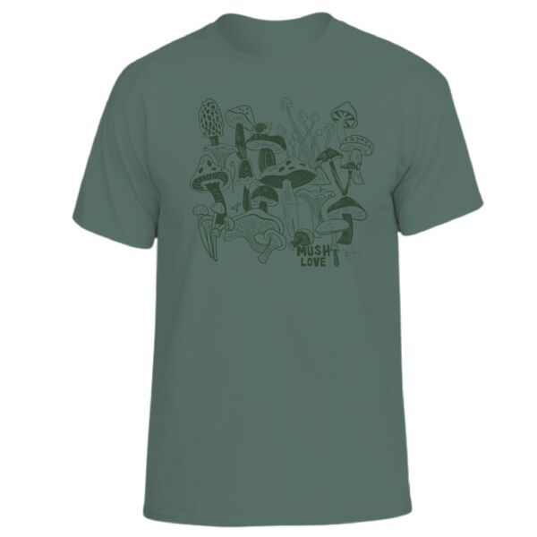 Mushroom T-Shirt (Green) Thumbnail