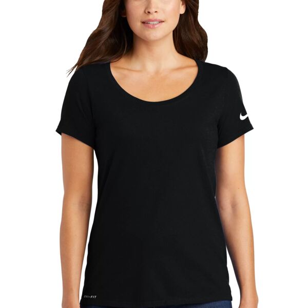 Trimach - NIKE Dri-FIT COTTON/POLY SCOOP NECK LADIES' TEE Thumbnail
