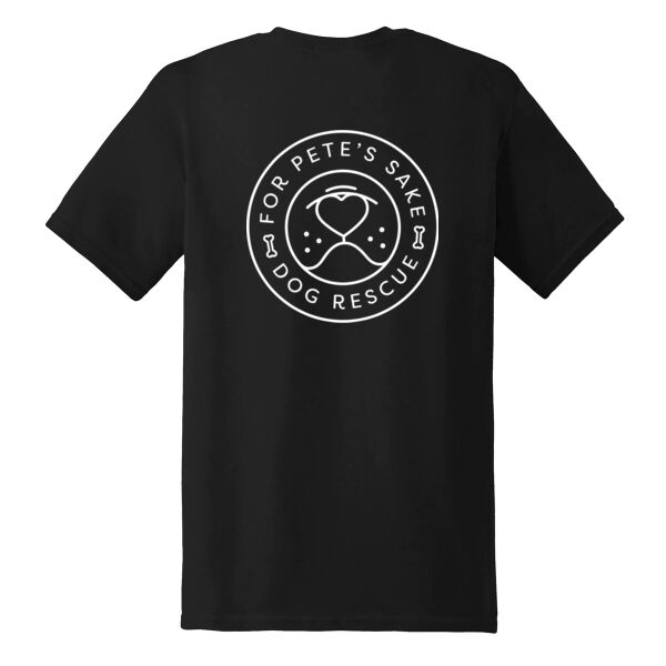 For Pete's Sake Black T-Shirt (Logo On Back) Thumbnail